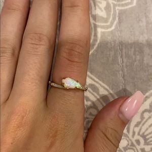 Kendra Scott gold adjustable ring.